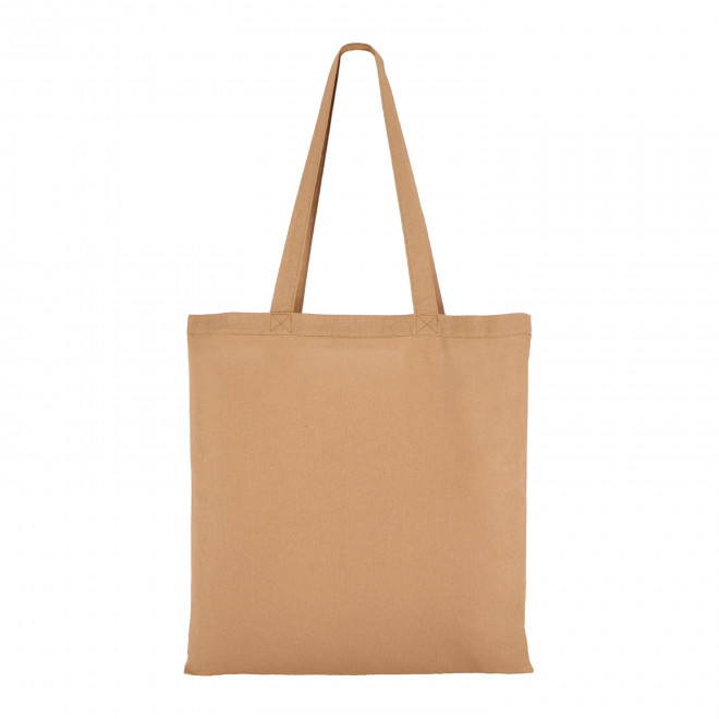 TOTE BAG 110G/M² A 240 GR PERSONNALISABLE 'ANTONIO' - cognac