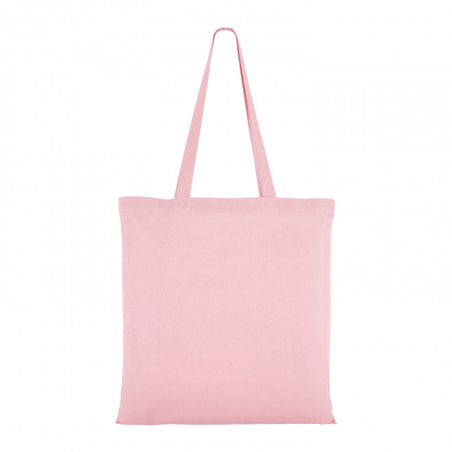 TOTE BAG 110G/M² A 240 GR PERSONNALISABLE 'ANTONIO' - rose pastel
