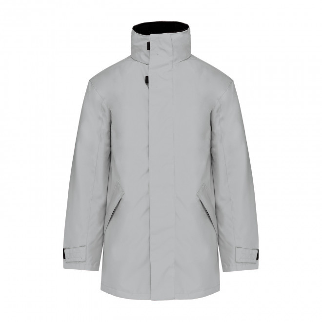 PARKA CHAUDE HOMME KARIBAN PERSONNALISABLE 'KARITOU' - gris clair