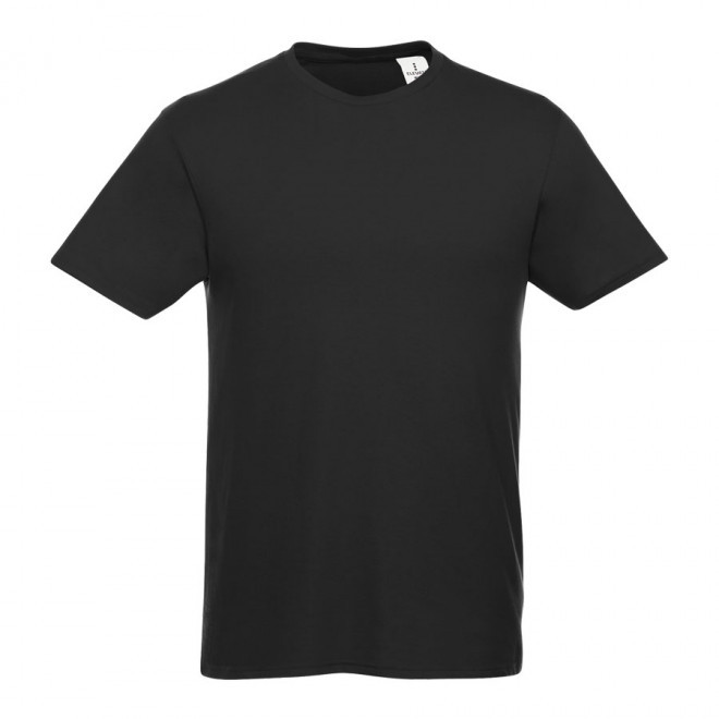 TEE-SHIRT PUBLICITAIRE MIXTE COULEUR 'MARTI' - FABRICATION RAPIDE 4 JOURS - noir