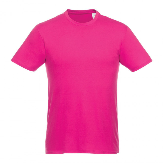 TEE-SHIRT PUBLICITAIRE MIXTE COULEUR 'MARTI' - FABRICATION RAPIDE 4 JOURS - rose