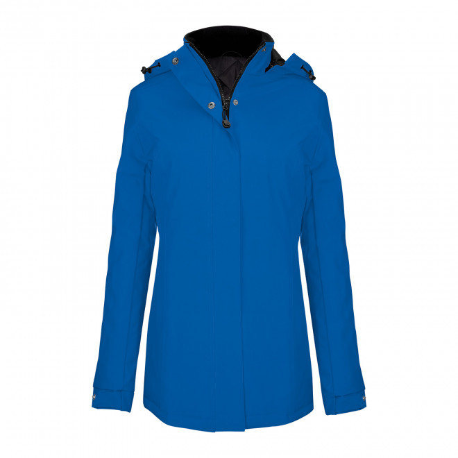 PARKA CHAUDE FEMME KARIBAN PERSONNALISABLE 'KARITOU' - bleu royal