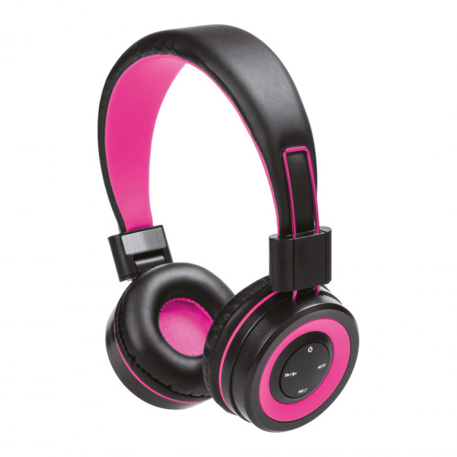 CASQUE AUDIO PUBLICITAIRE BLUETOOTH® 'BOYCE' - rose