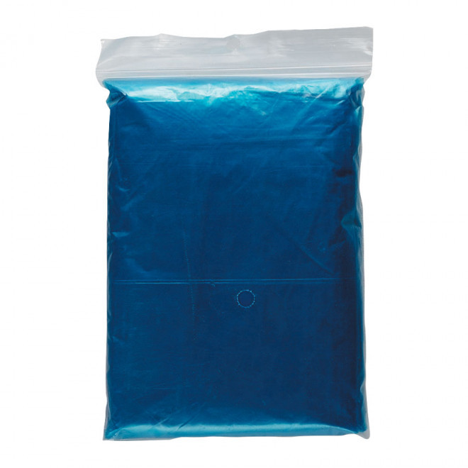 PONCHO PERSONNALISÉ TRANSPARENT 'LAGGAN' - bleu