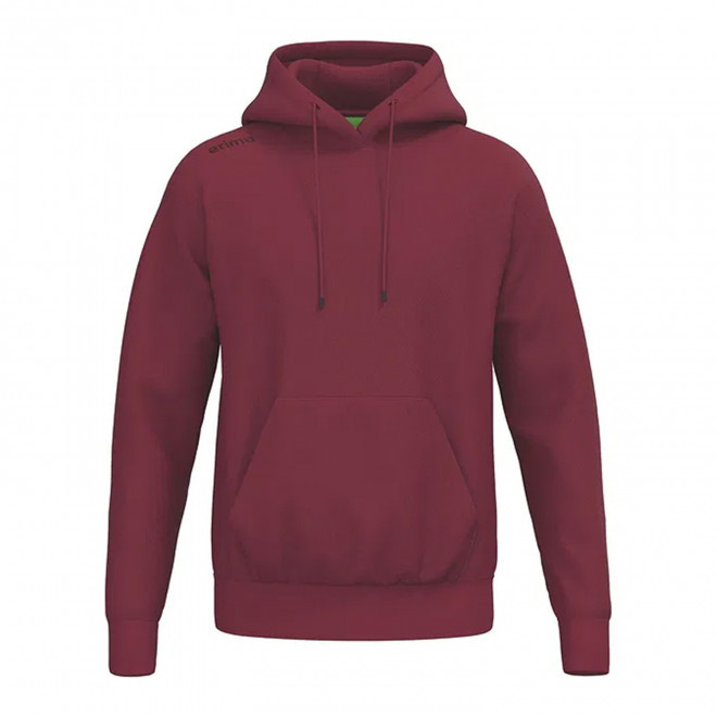 SWEATSHIRT CAPUCHE MIXTE PERSONNALISABLE 'TS' - bordeaux