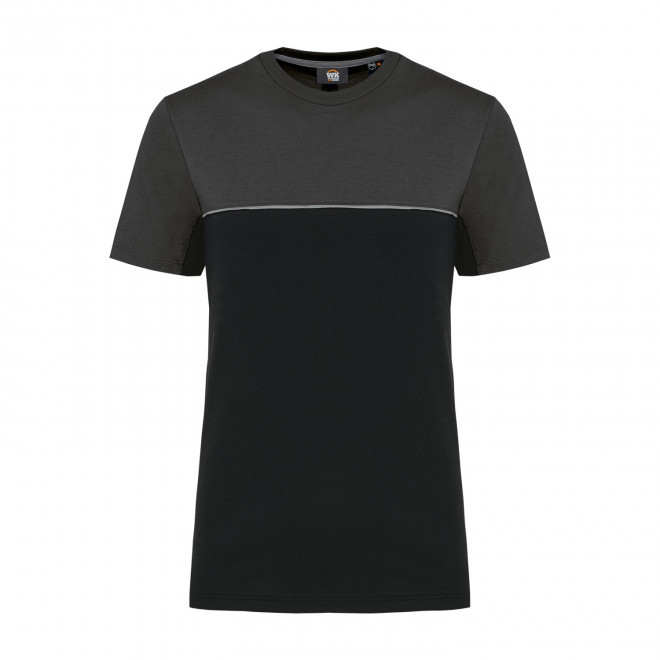 TEE-SHIRT DE TRAVAIL MIXTE PERSONNALISABLE 'WORKSHARP' - noir/gris