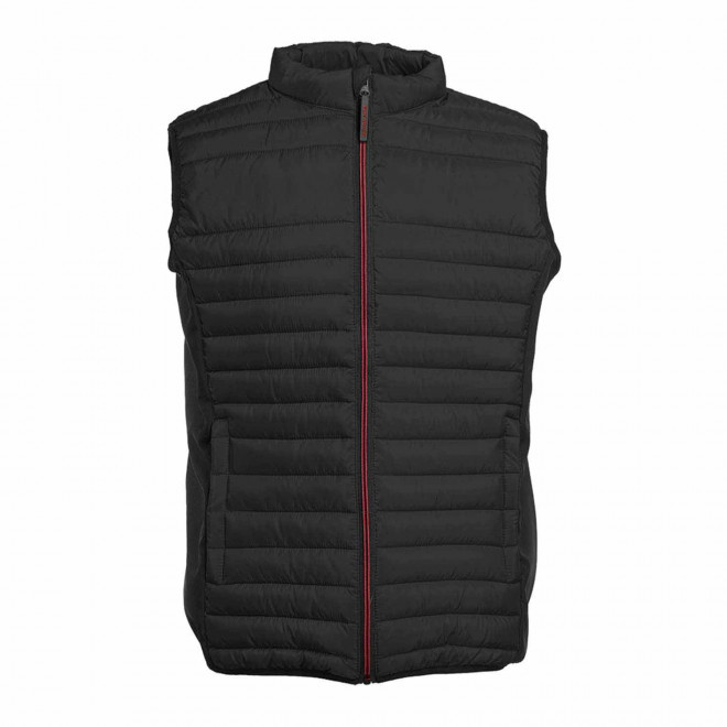 BODYWARMER HOMME PERSONNALISÉ PEN DUICK® 'BALTIMORE'  - noir/rouge