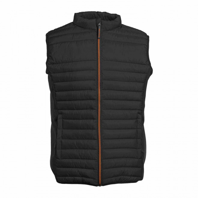 BODYWARMER HOMME PERSONNALISÉ PEN DUICK® 'BALTIMORE'  - noir/orange
