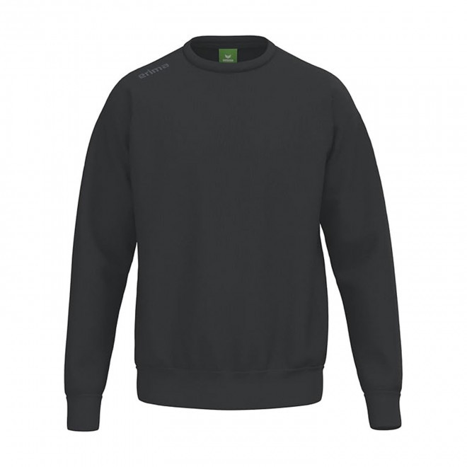 SWEATSHIRT MIXTE PERSONNALISABLE 'TS' - noir
