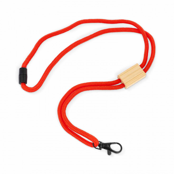 LANYARD TOUR DE COU PARACORDE PERSONNALISABLE 'CORDALITO' - rouge