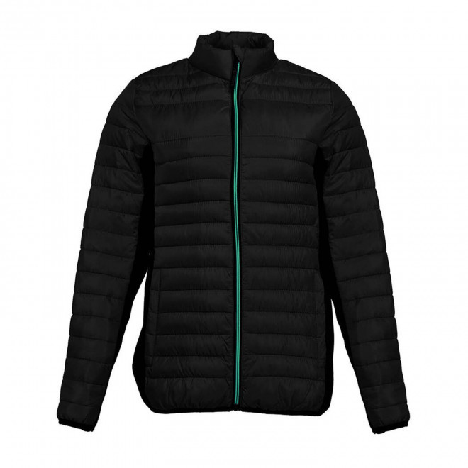 DOUDOUNE PUBLICITAIRE FEMME PEN DUICK® 'BOSTON'  - noir/vert