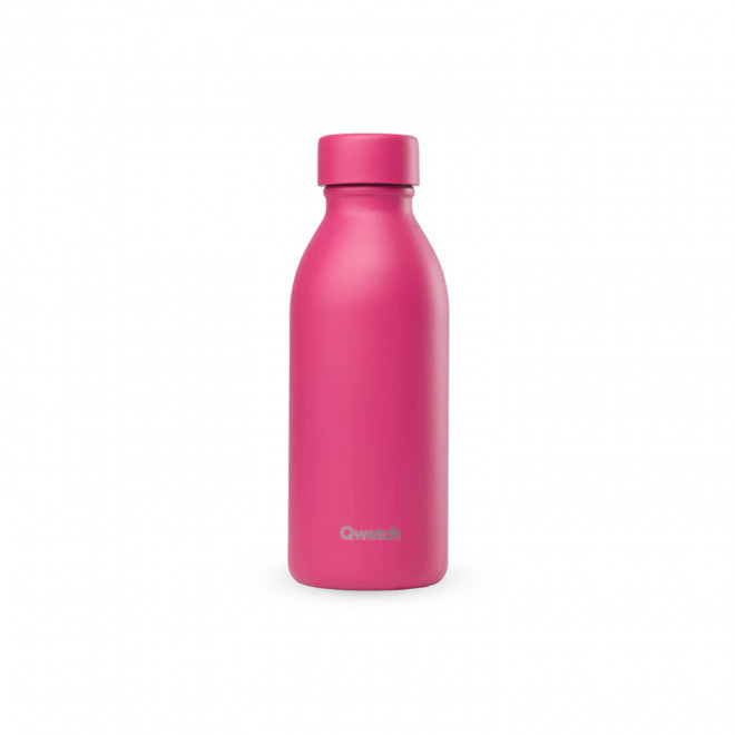 GOURDE ISOTHERME 500 ML QWETCH® PERSONNALISABLE 'ICON' - magenta