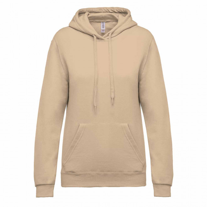SWEAT-SHIRT PERSONNALISABLE FEMME CAPUCHE 'KARIHOOD' - sable