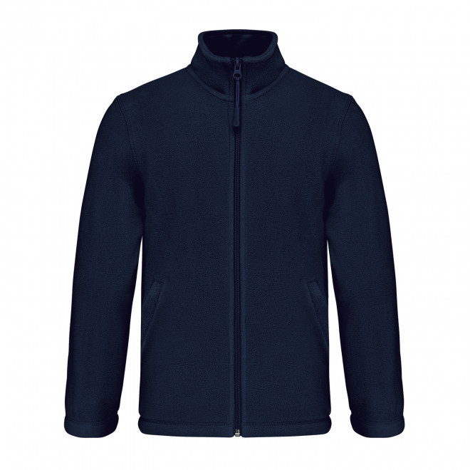 POLAIRE ZIPPE ENFANT PERSONNALISABLE 'KARIPOL' - bleu marine