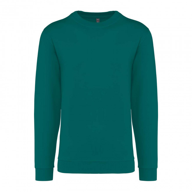 SWEAT-SHIRT MIXTE COL ROND PERSONNALISABLE 'KARIHOOD' - bleu canard