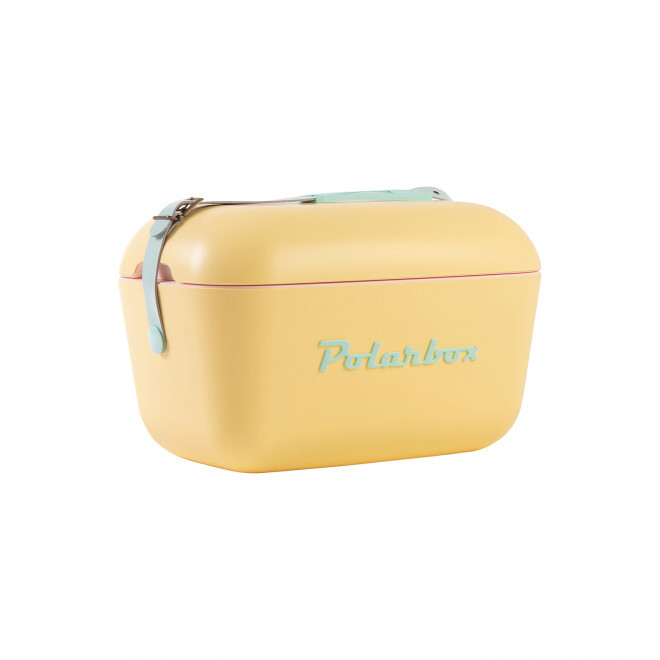 GLACIERE VINTAGE POLARBOX PERSONNALISE 'ORIGINAL' - jaune
