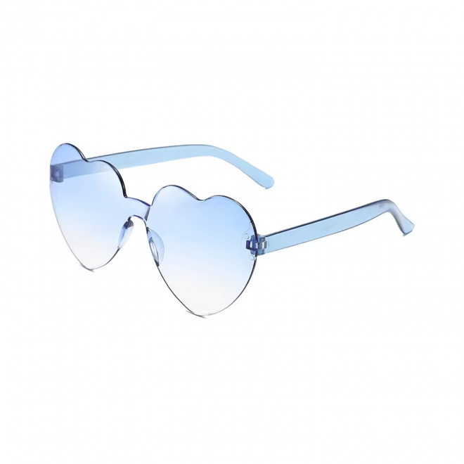 LUNETTES COEUR PERSONNALISABLES 'FIESTANI' EXP 72H - bleu ciel