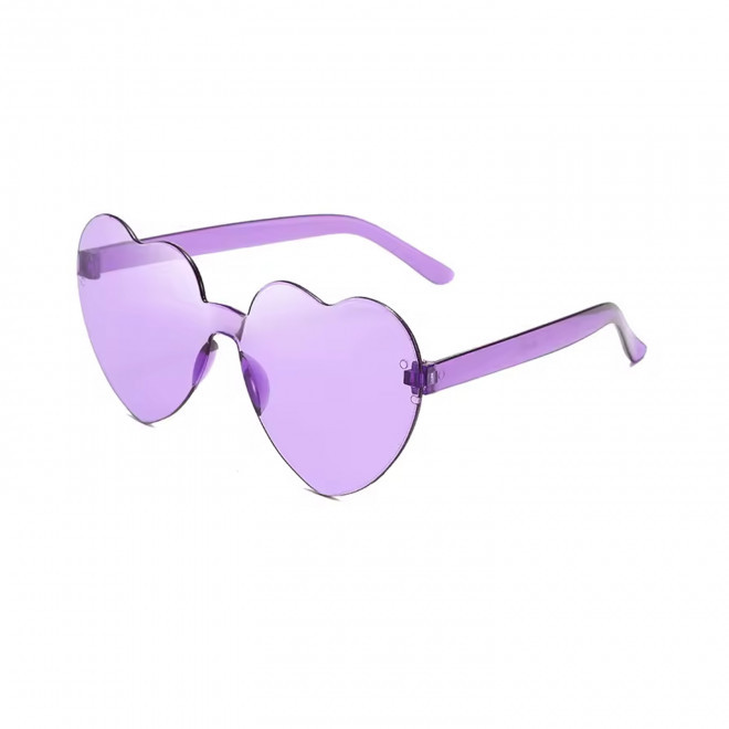 LUNETTES COEUR PERSONNALISABLES 'FIESTANI' EXP 72H - violet