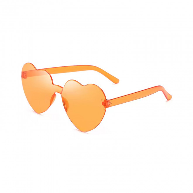 LUNETTES COEUR PERSONNALISABLES 'FIESTANI' EXP 72H - orange