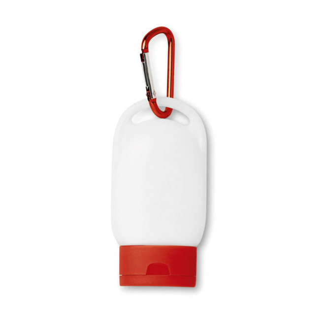 CREME SOLAIRE PUBLICITAIRE MOUSQUETON 'FIXSUN' 4JOURS - rouge