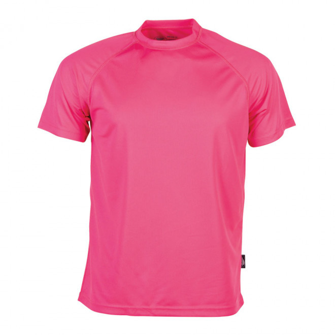 TEE-SHIRT RESPIRANT HOMME PEN DUICK® FLUO 'FIRSTEE' - rose fluo