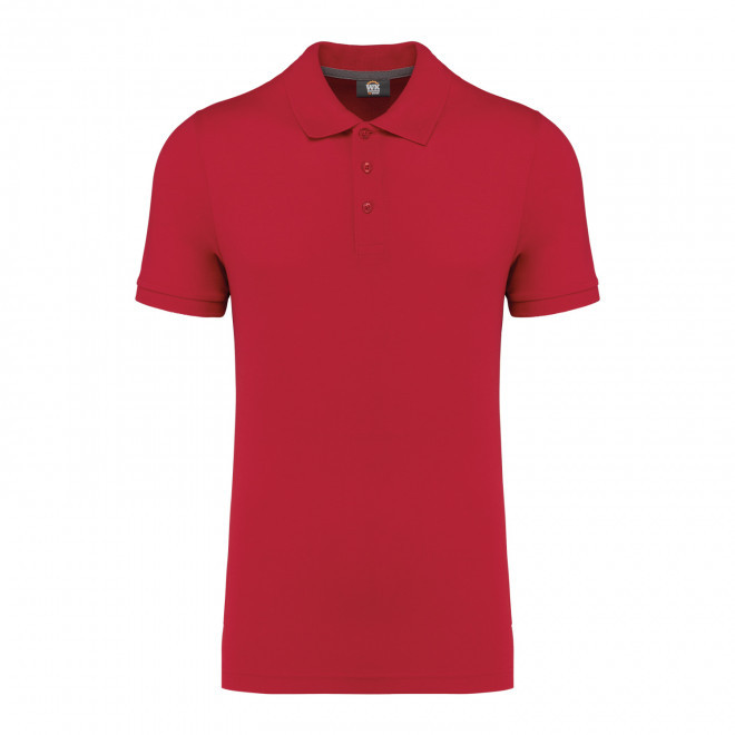 POLO DE TRAVAIL MIXTE PERSONNALISABLE 'STRUCTO' - rouge
