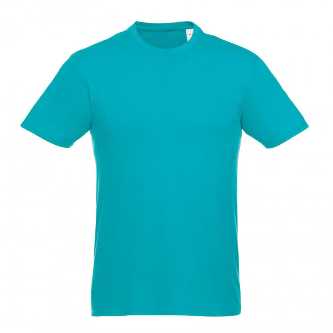 TEE-SHIRT PUBLICITAIRE MIXTE COULEUR 'MARTI' - FABRICATION RAPIDE 4 JOURS - aqua