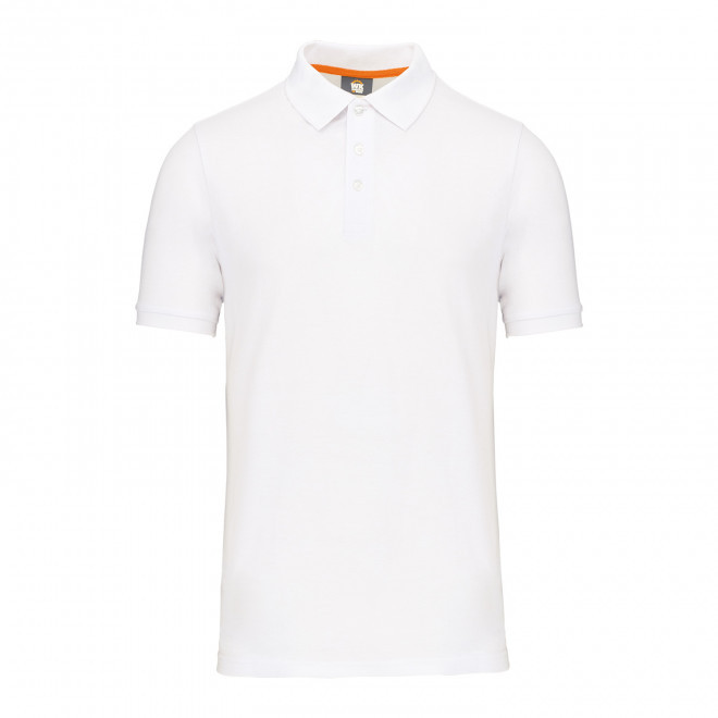 POLO DE TRAVAIL MIXTE PERSONNALISABLE 'STRUCTO' - blanc