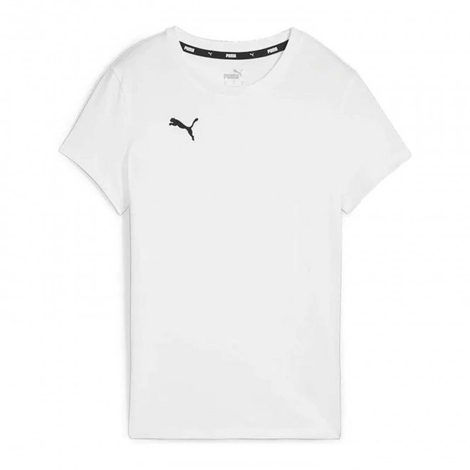 TEE-SHIRT FEMME PERSONNALISE 'TEAMGOAL' - blanc