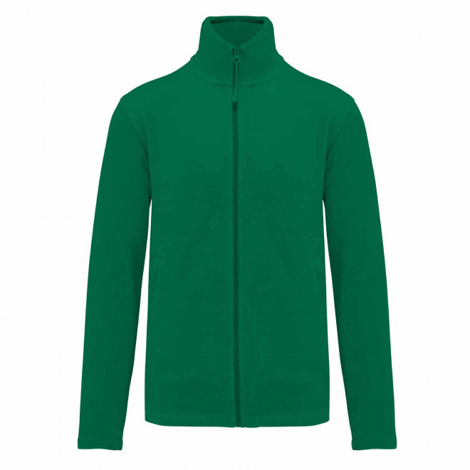 POLAIRE ZIPPE HOMME PERSONNALISABLE 'KARIPOL' - vert