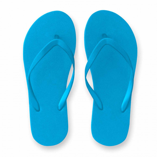 TONGS PERSONNALISÉES DE PLAGE 'HAWAI' - bleu ciel