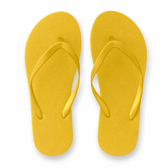 TONGS PERSONNALISÉES DE PLAGE 'HAWAI' - jaune