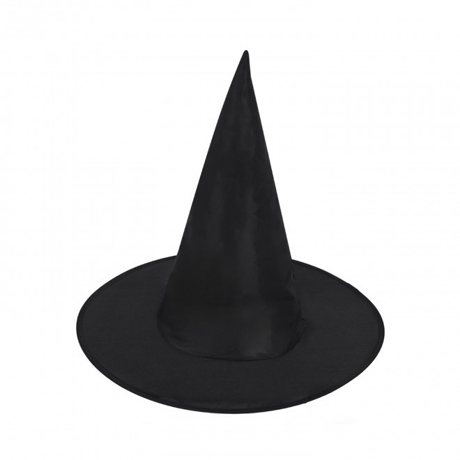 CHAPEAU DE SORCIERE PERSONNALISABLE 'BAUDRY POTTER' - noir