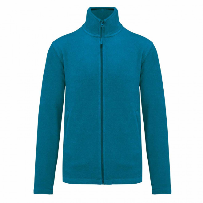 POLAIRE ZIPPE HOMME PERSONNALISABLE 'KARIPOL' - bleu