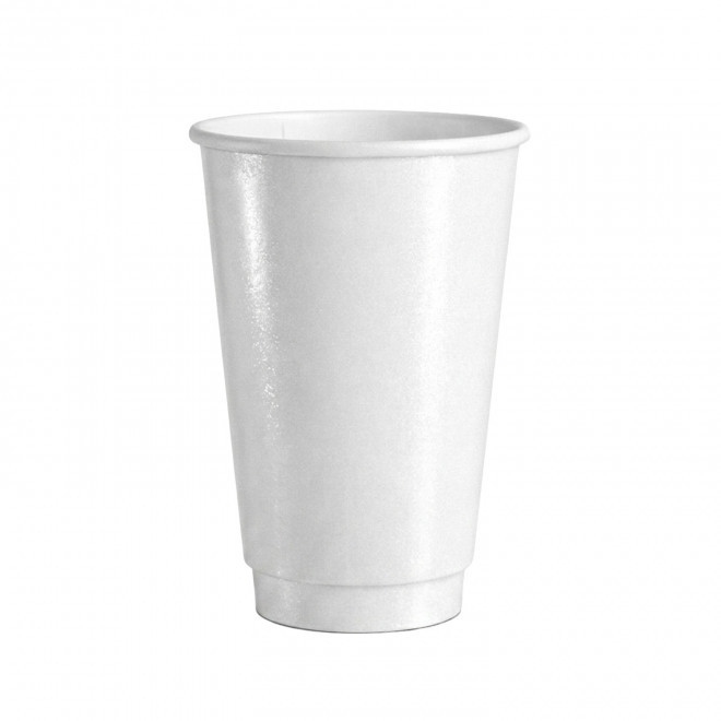 GOBELET CARTON DOUBLE PAROI 45CL PERSONNALISABLE 'KUPPO' - brillant