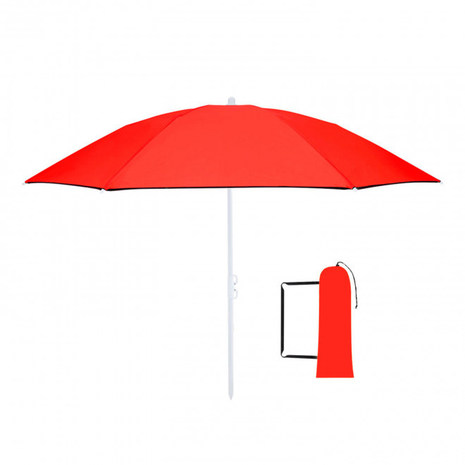 PARASOL PLIABLE PERSONNALISE 'MALAGA' - rouge