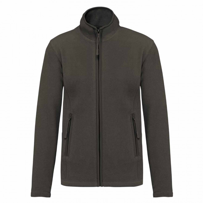 POLAIRE ZIPPE FEMME PERSONNALISABLE 'KARIPOL' - vert olive