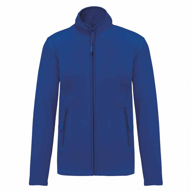 POLAIRE ZIPPE FEMME PERSONNALISABLE 'KARIPOL' - bleu royal