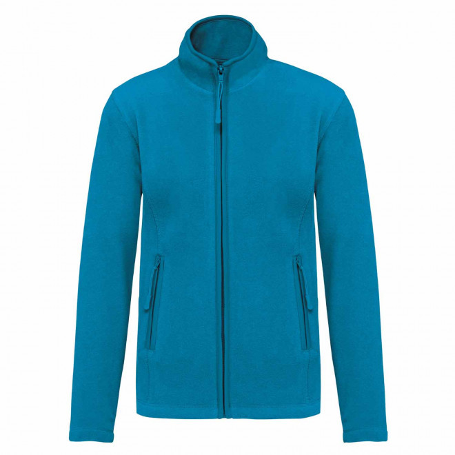 POLAIRE ZIPPE FEMME PERSONNALISABLE 'KARIPOL' - bleu