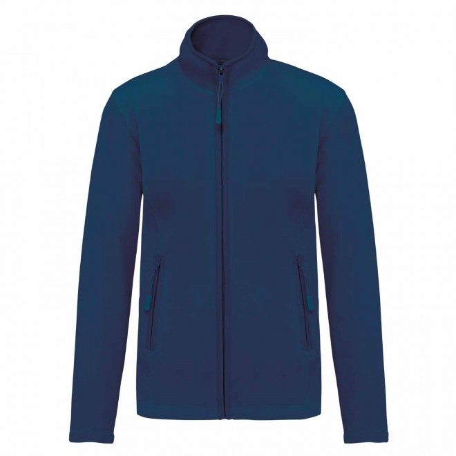 POLAIRE ZIPPE FEMME PERSONNALISABLE 'KARIPOL' - indigo