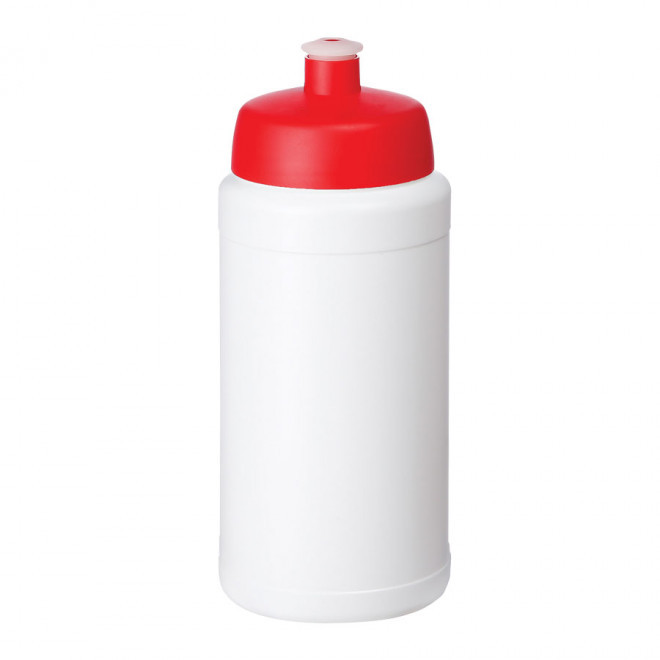 GOURDE PUBLICITAIRE CORPS BLANC 500 ML 'SKYRUN' - rouge