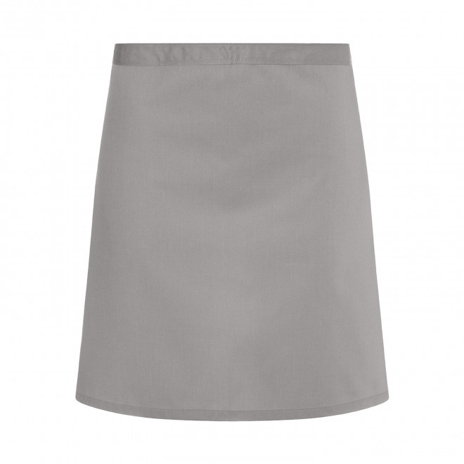 TABLIER MI-LONG KARLOWSKY PERSONNALISABLE 'WAIST APRON' - gris clair