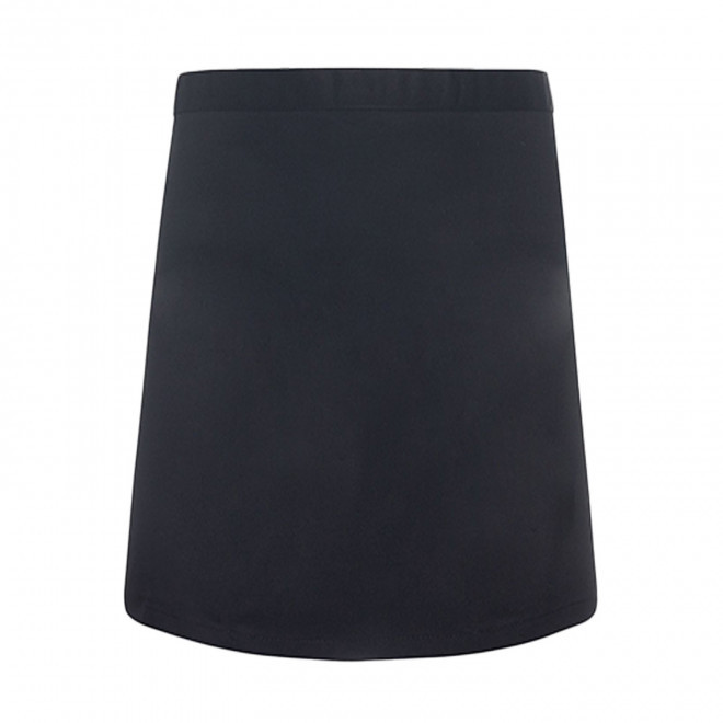 TABLIER MI-LONG KARLOWSKY PERSONNALISABLE 'WAIST APRON' - noir
