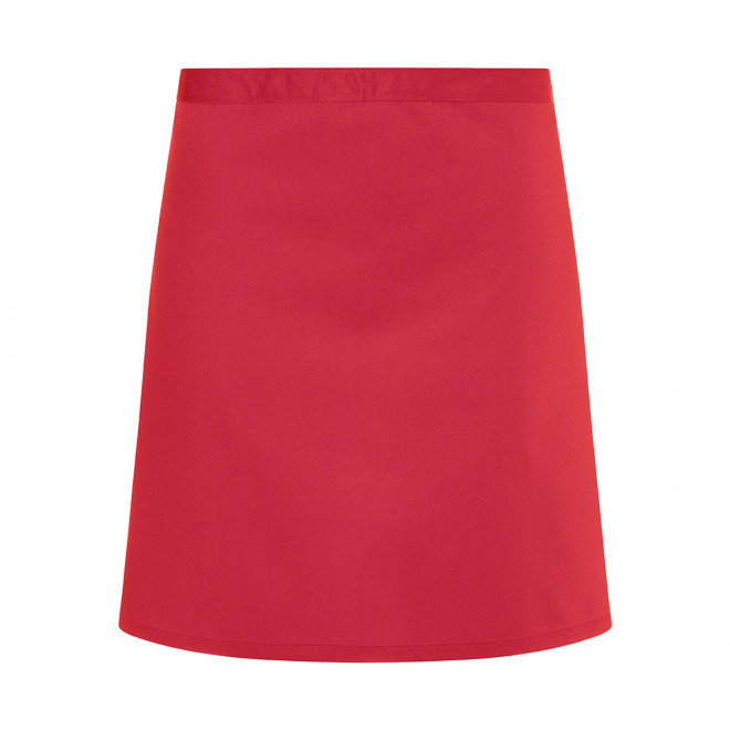 TABLIER MI-LONG KARLOWSKY PERSONNALISABLE 'WAIST APRON' - framboise