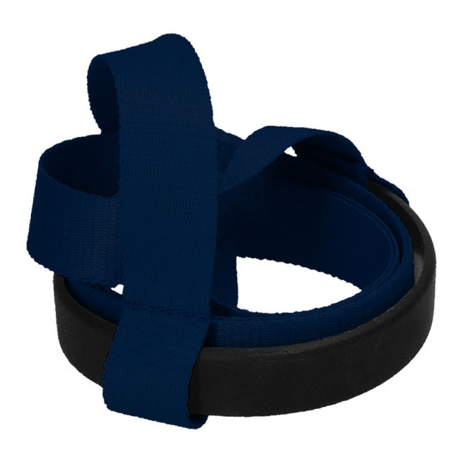 PORTE GOBELET PERSONNALISABLE LANYARD 'MALEO' - noir