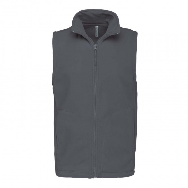 POLAIRE PERSONNALISABLE BODYWARMER HOMME 'KARIPOL BW' - gris