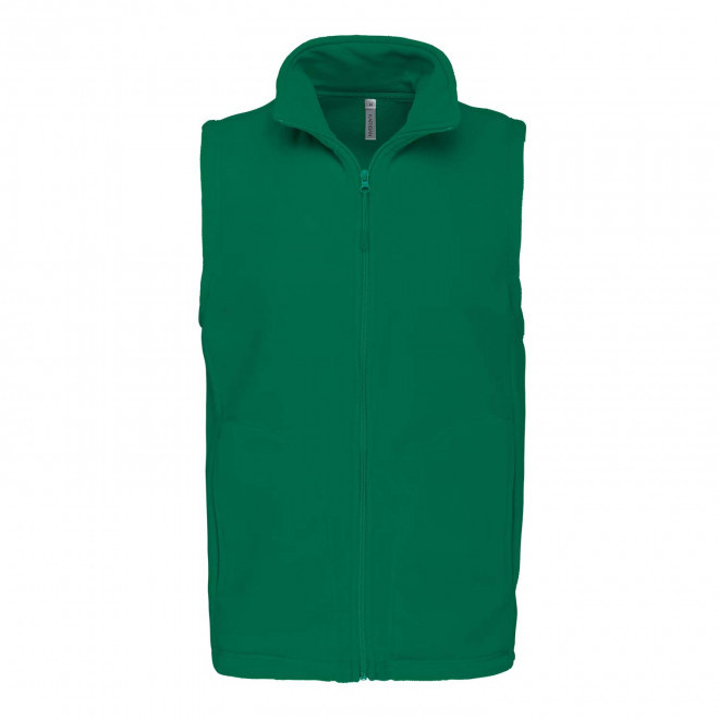 POLAIRE PERSONNALISABLE BODYWARMER HOMME 'KARIPOL BW' - vert