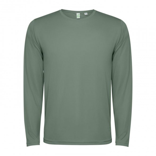 TEE-SHIRT ML SPORT MIXTE PERSONNALISABLE 'ESTORIL' - vert