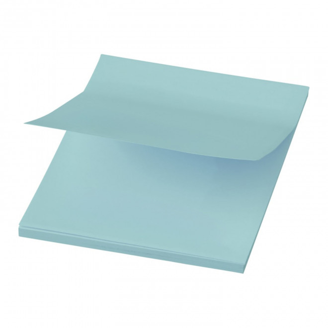 MEMOS REPOSITIONNABLES PUBLICITAIRES 'FORNOTE' 7,5x7,5 CM - bleu