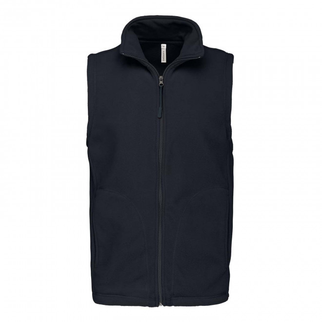 POLAIRE PERSONNALISABLE BODYWARMER HOMME 'KARIPOL BW' - bleu marine